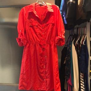 Button down dress